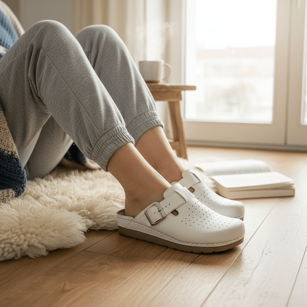 Anatomske Klompe Bijele – Klompe & Papuče – Bijela 37 – slika 3