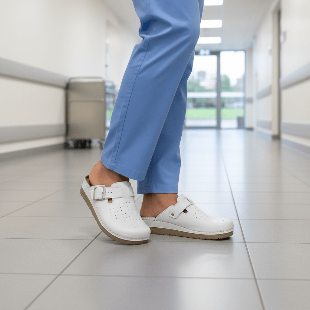 Anatomske Klompe Bijele – Klompe & Papuče – Bijela 37 – slika 2