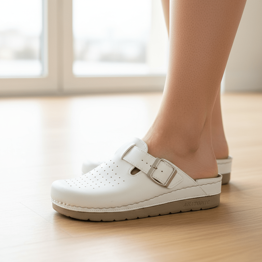 Anatomske Klompe Bijele – Klompe & Papuče – Bijela 37 – slika 6