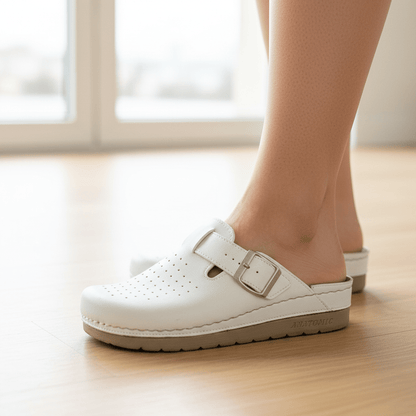 Anatomske Klompe Bijele – Klompe & Papuče – Bijela 37 – slika 6