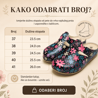 Anatomske klompe Cvjetići – Obuća i Papuče – 37 – slika 4
