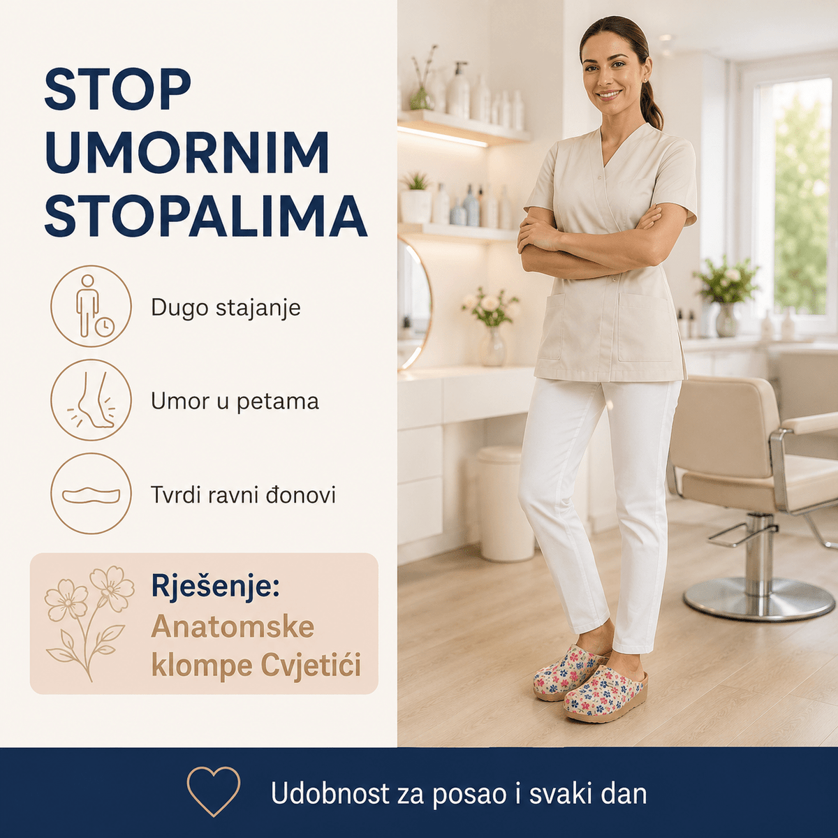 Anatomske klompe Cvjetići – Obuća i Papuče – 37 – slika 8