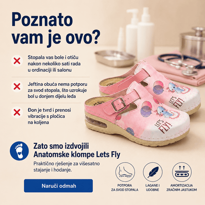 Anatomske klompe Lets Fly – Obuća i Papuče – 37 – slika 8