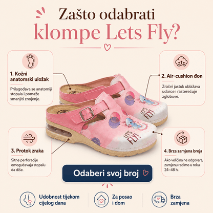 Anatomske klompe Lets Fly – Obuća i Papuče – 37 – slika 3
