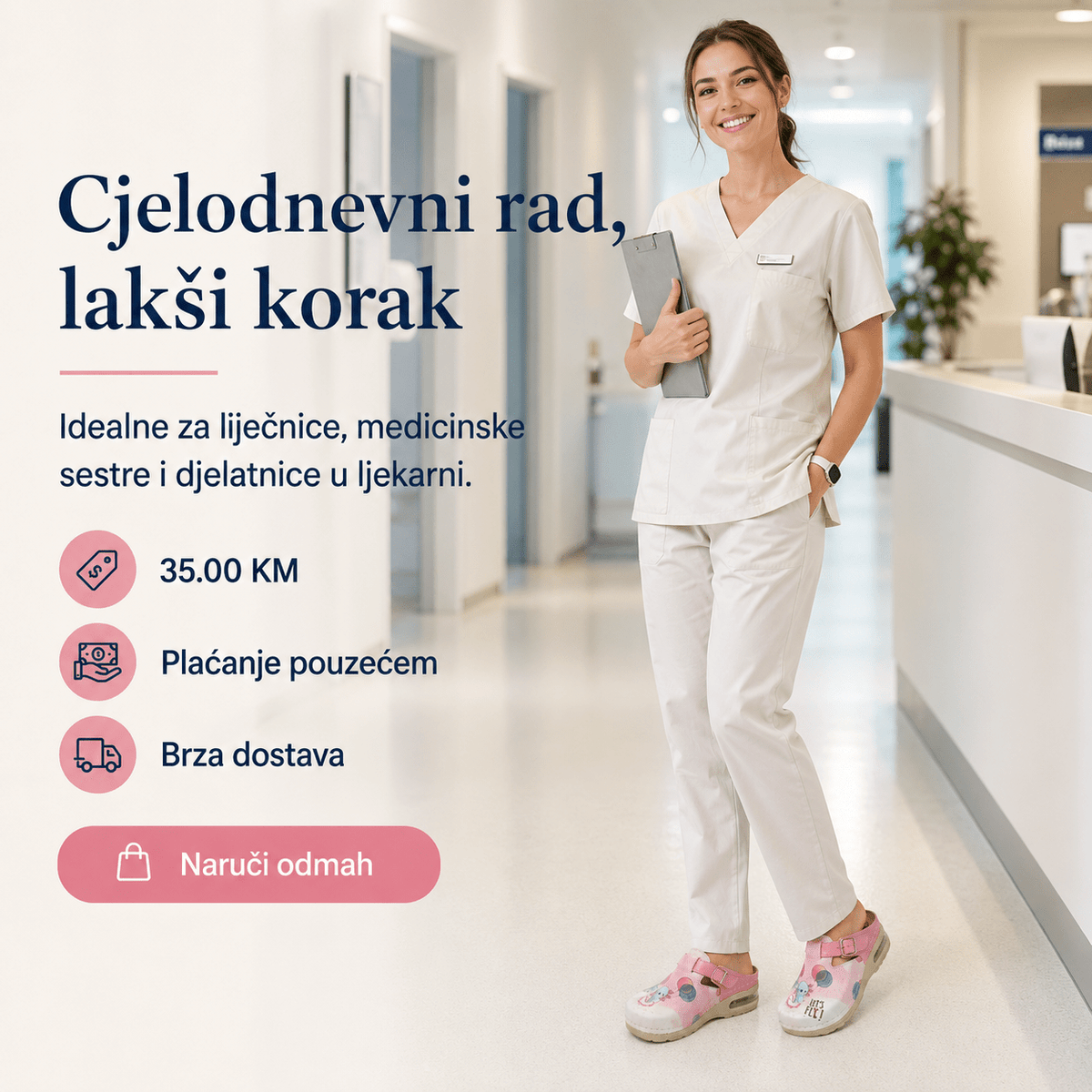 Anatomske klompe Lets Fly – Obuća i Papuče – 37 – slika 2