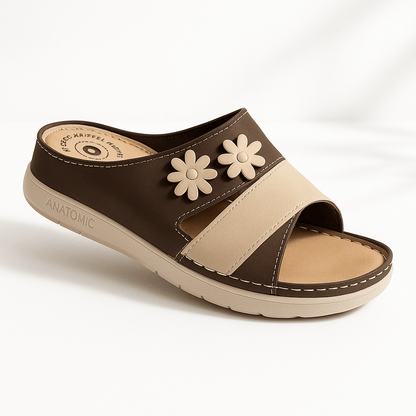 Anatomske natikače Two Flowers – – Smeđe 37 – slika 11
