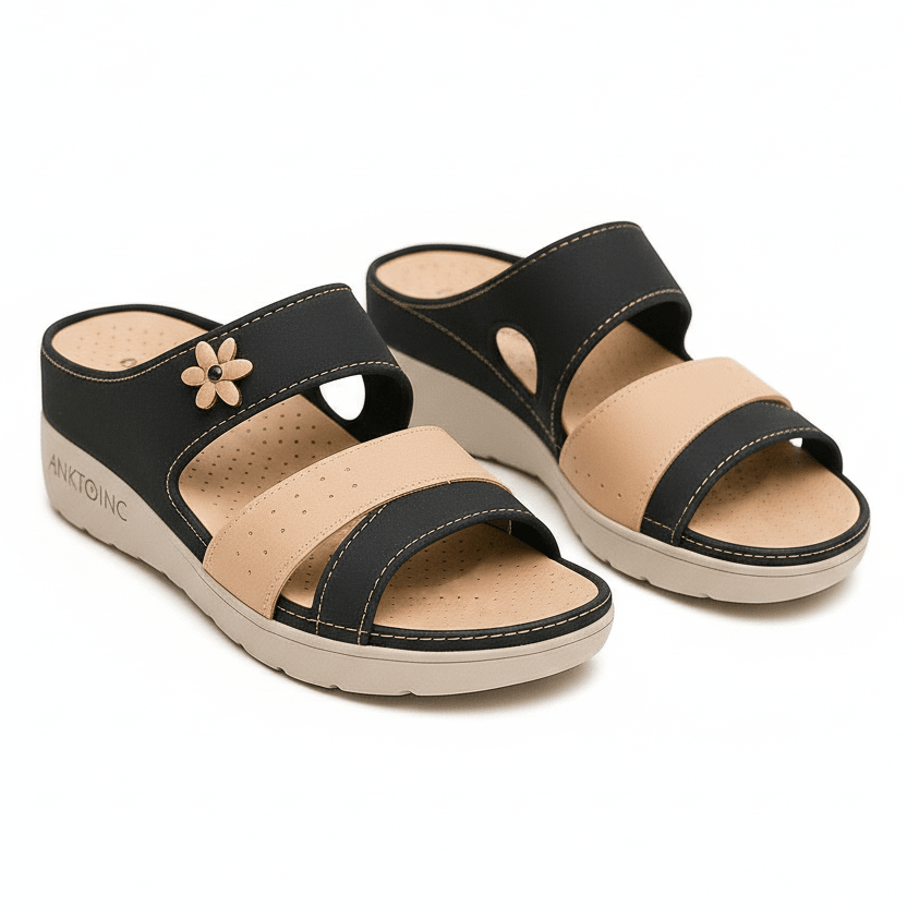 Anatomske natikače Two Flowers – – Bijele 37 – slika 27