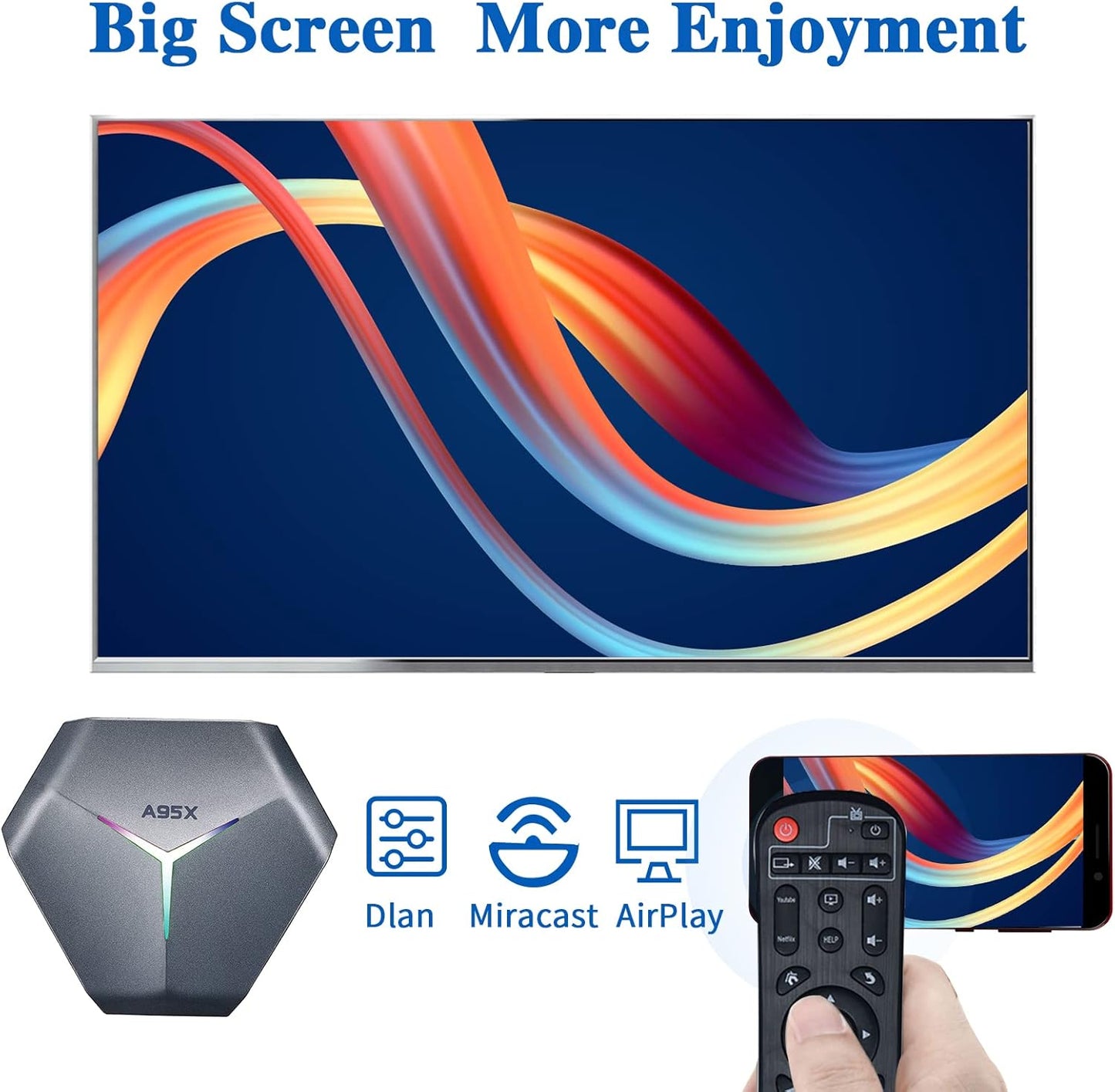 Android 10 TV Box A95X - SAMO KLIKNI