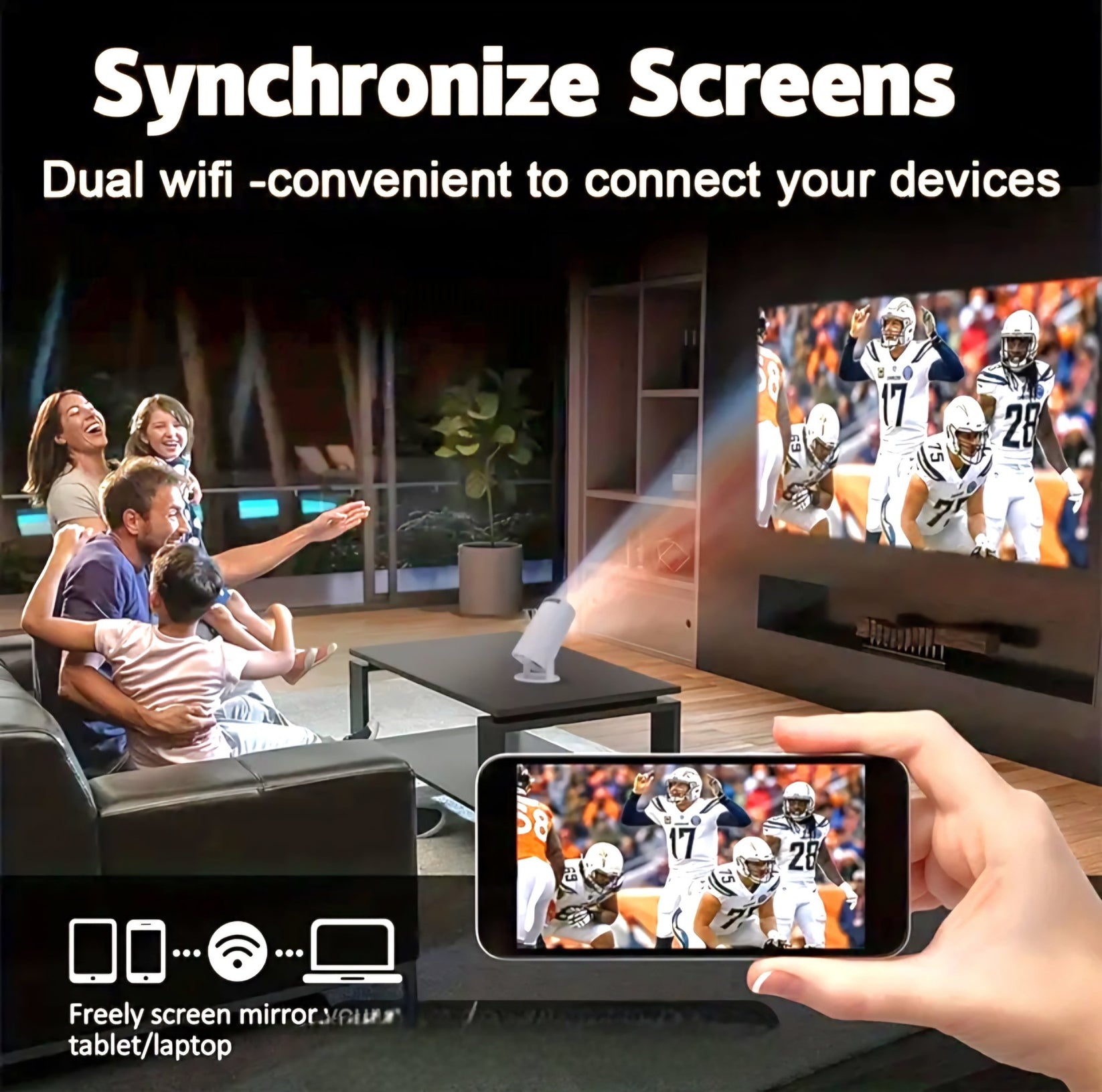 Android 11 4K WiFi6 Projektor – – – slika 18