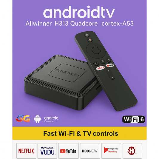 Android TV Box H313 Quadcore - SAMO KLIKNI