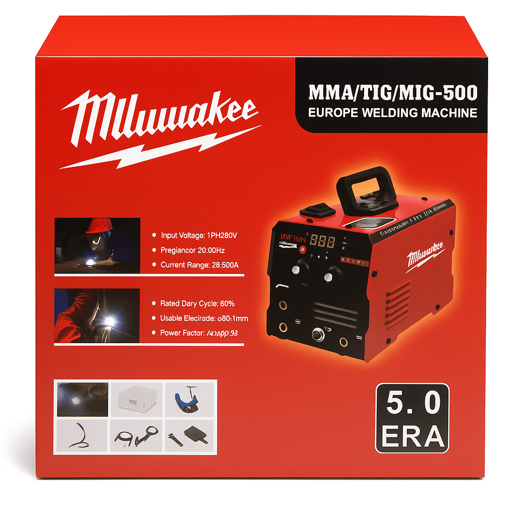 Aparat za Zavarivanje MMA/TIG/MIG - 500 - SAMO KLIKNI