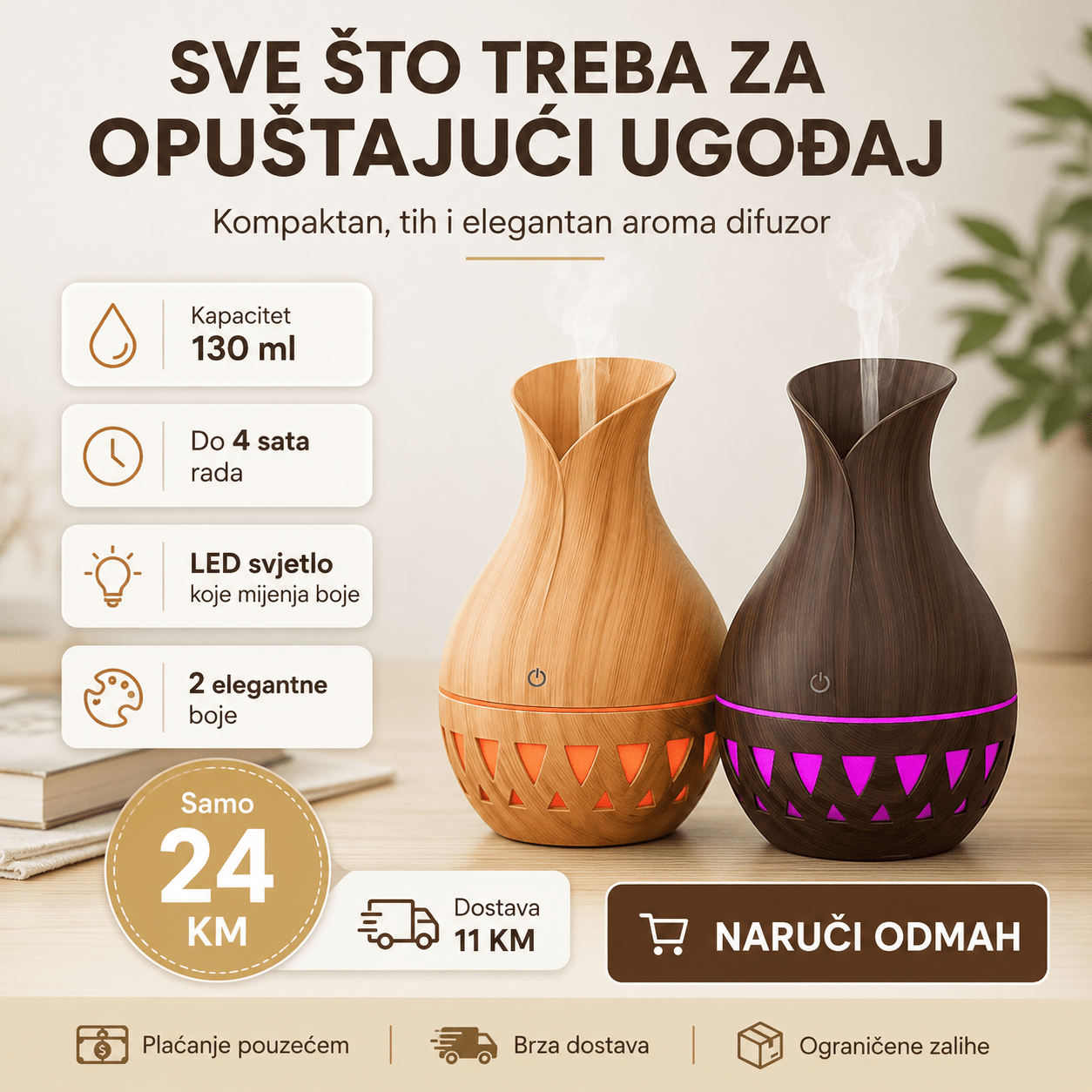 Aroma Difuzor – Dekoracije i Rasvjeta – – slika 4