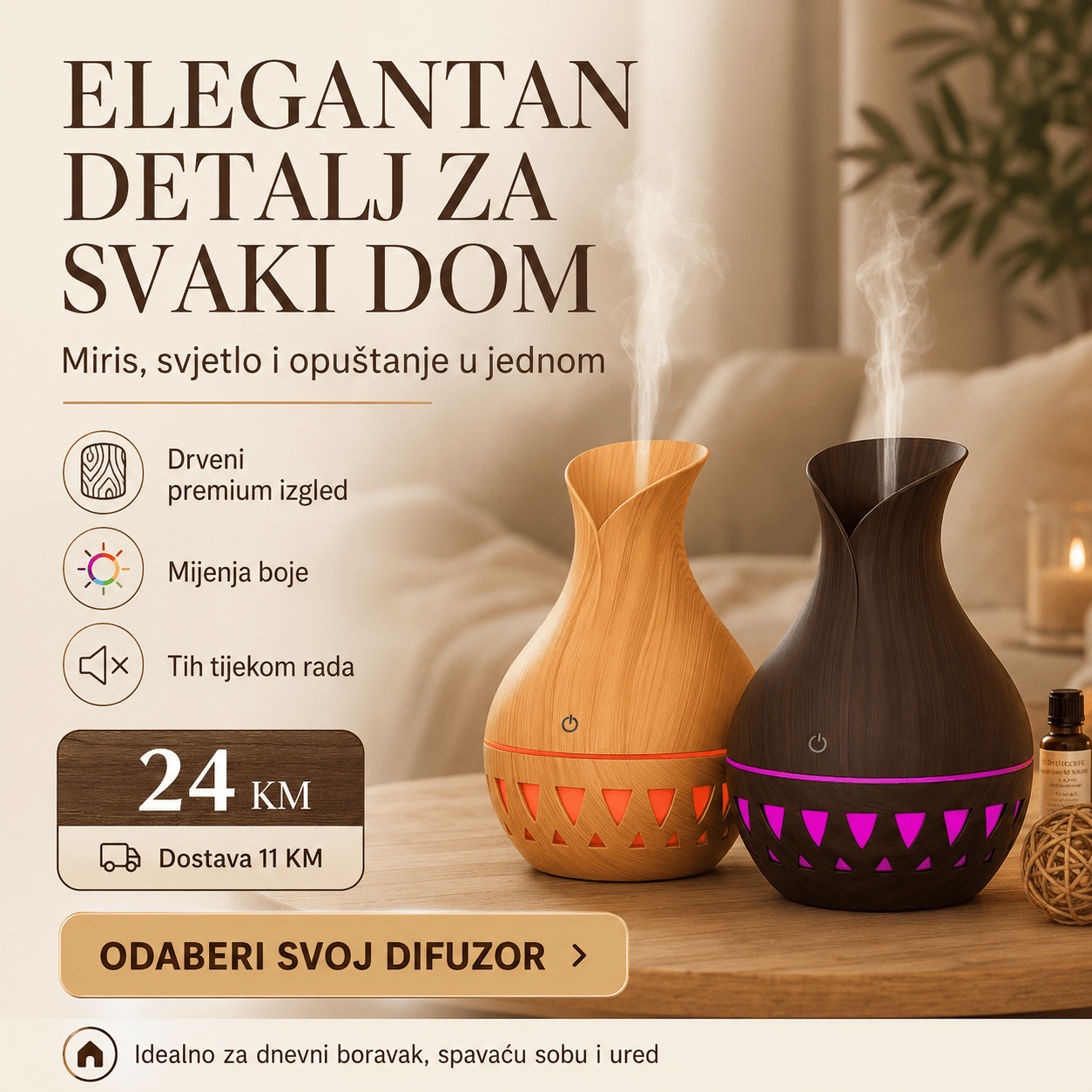 Aroma Difuzor – Dekoracije i Rasvjeta – – slika 5
