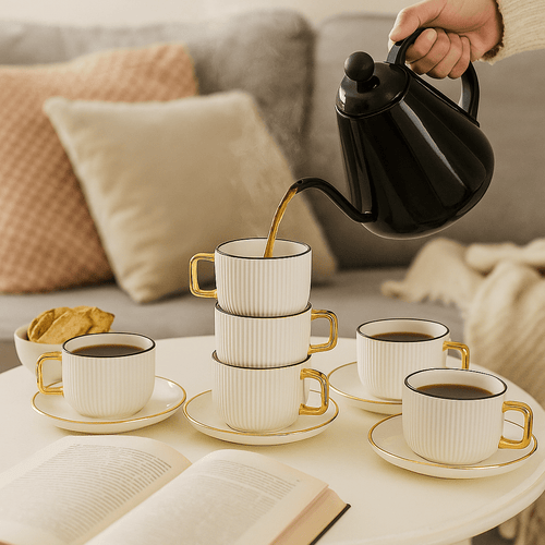 "Art Deco" Porculanski Set Šolja – – – slika 1