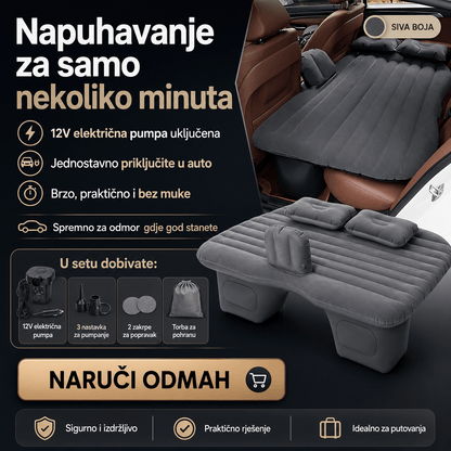 Auto Dušek sa Pumpom i Jastucima – Bazeni i Ljetna Zabava – Crna – slika 16