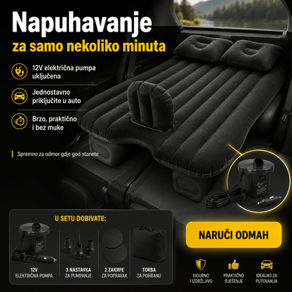 Auto Dušek sa Pumpom i Jastucima – Bazeni i Ljetna Zabava – Crna – slika 9