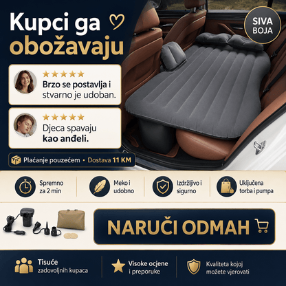 Auto Dušek sa Pumpom i Jastucima – Bazeni i Ljetna Zabava – Crna – slika 19