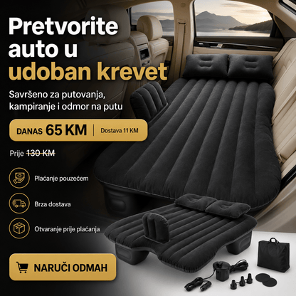 Auto Dušek sa Pumpom i Jastucima – Bazeni i Ljetna Zabava – Crna – slika 7