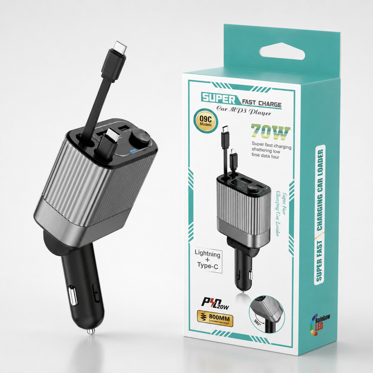 Auto Punjač + MP3 Player – – – slika 1
