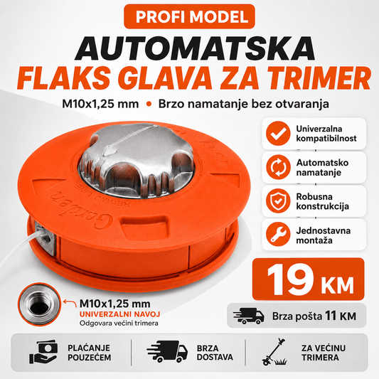 Automatska Flaks Glava za Trimer – Baštenske Mašine i Motori – – slika 1