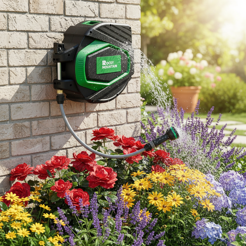 Automatski Zidni Nosač Crijeva Rocky Mountain 30 METARA – Vrtna oprema – 30 metara – slika 2