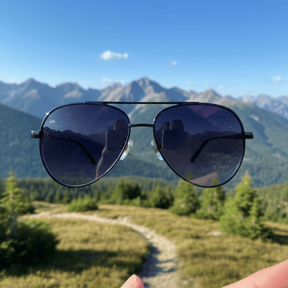 Aviator Sunčane Naočale s Gradient Lećama – Sunčane Naočale – Gradient Tamno - Ljubičasta – slika 6