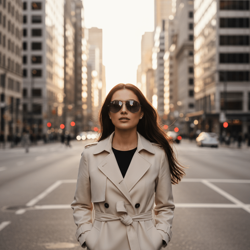 Aviator Sunčane Naočale s Gradient Lećama – Sunčane Naočale – Gradient Tamno - Ljubičasta – slika 4