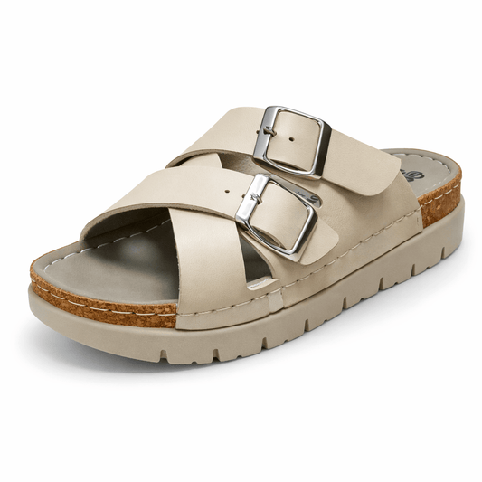 Bež Sandale sa Dva Remena – – 37 – slika 1