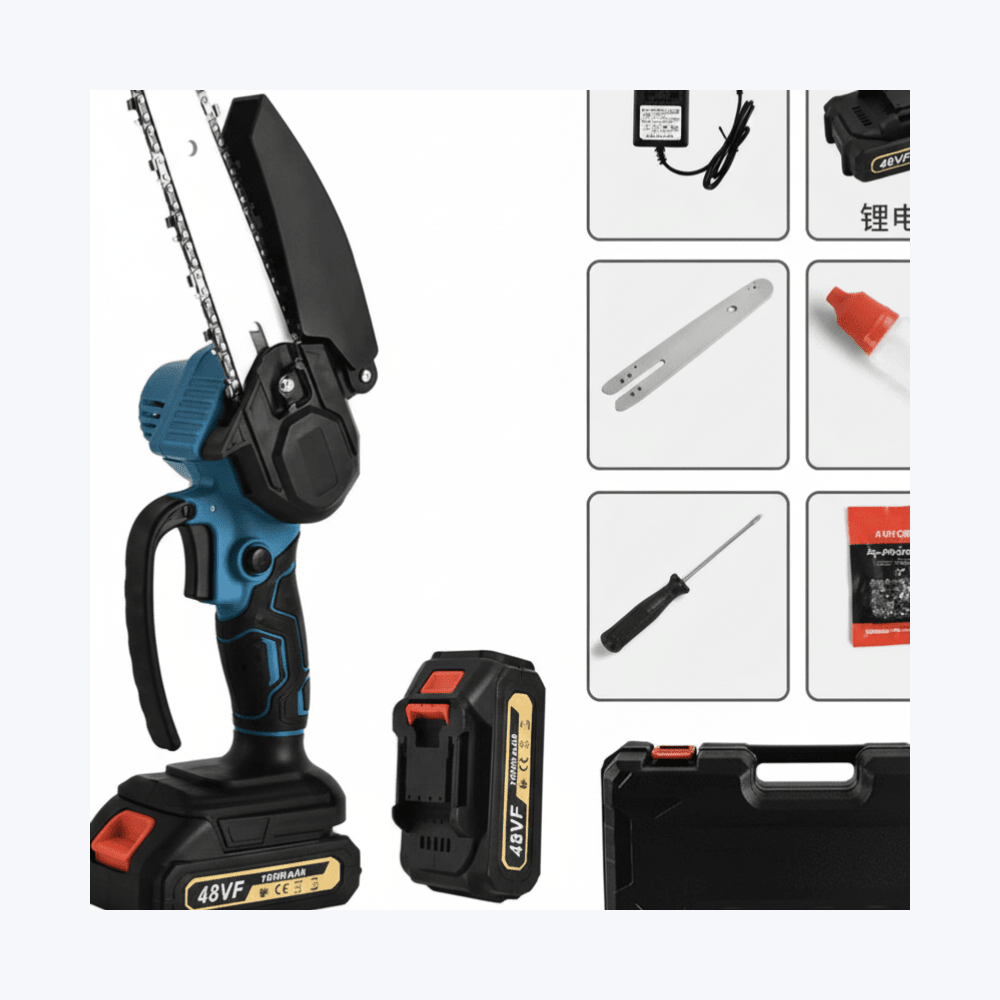 Bežična Mini Lančana Pila 48V – Alati i oprema – 48VF 10000mAh – slika 3