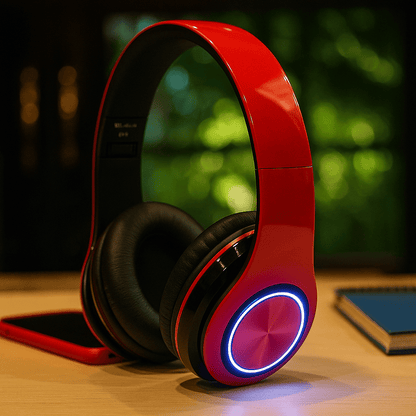 Bežične B39 Bluetooth slušalice – – Crvene – slika 1