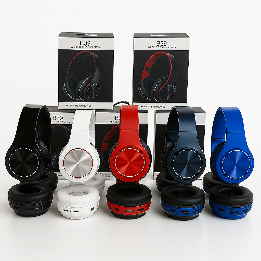Bežične B39 Bluetooth slušalice – – Crne – slika 3