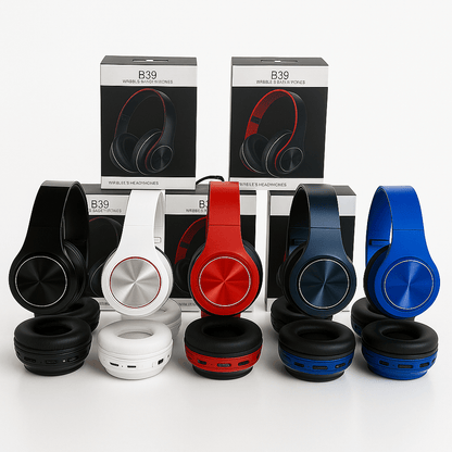 Bežične B39 Bluetooth slušalice – – Crne – slika 3