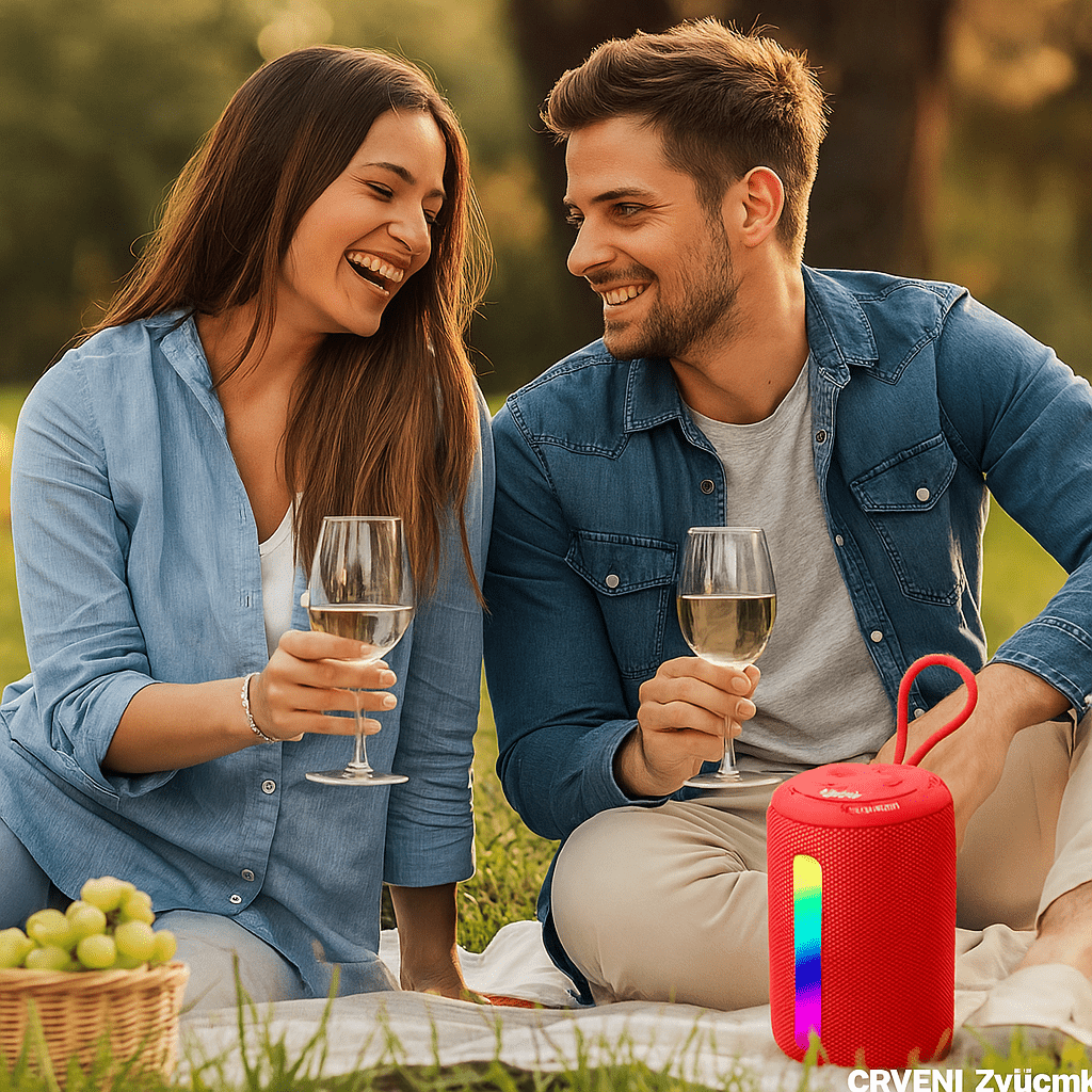 Bežični Bluetooth Zvučnik – – Bordo – slika 6