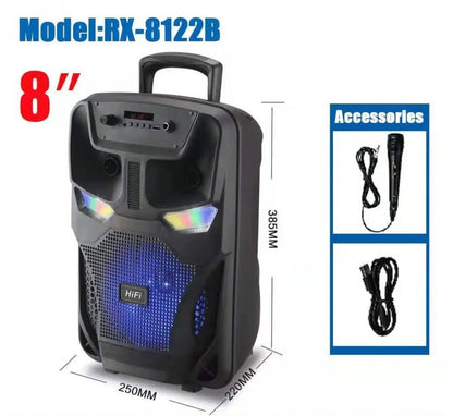 Bežični karaoke zvučnik RX - 8122B – – – slika 5