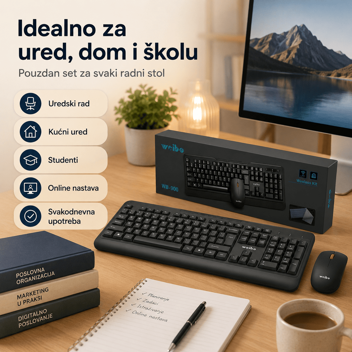 Bežični Set Tipkovnica + Miš – – – slika 8