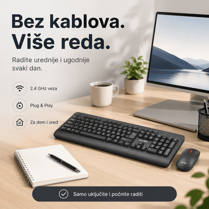 Bežični Set Tipkovnica + Miš – – – slika 3