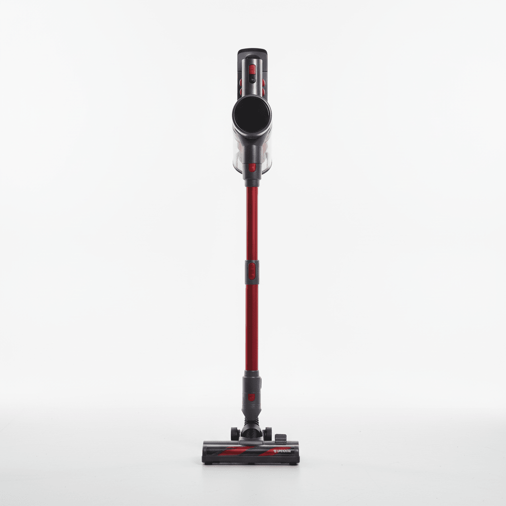 Bežični Štapni Usisavač s Ciklon Tehnologijom – Kućanski aparati – Crvena – slika 2