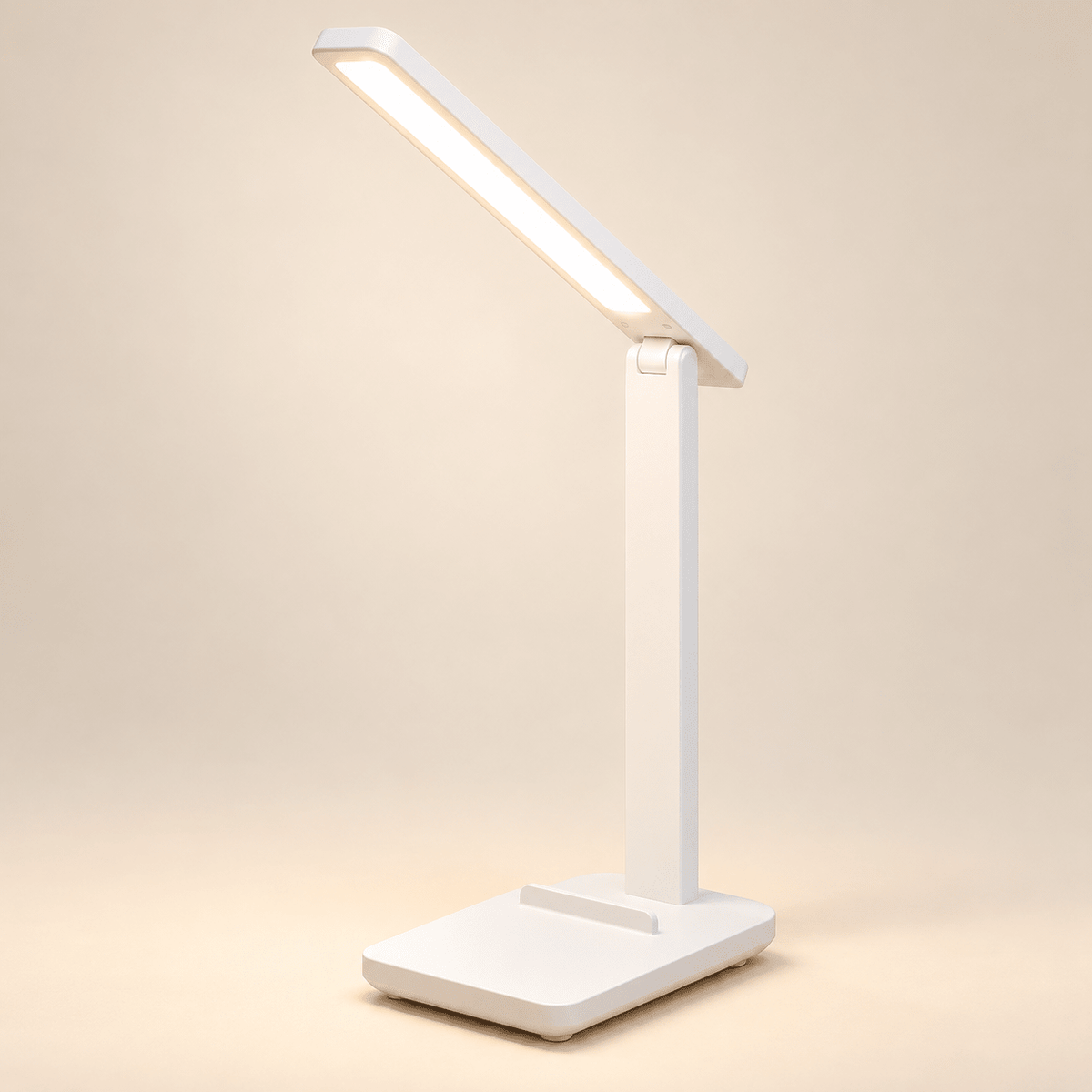 Bijela stolna lampa 8001 s postoljem za telefon – Stolne lampe 8001 – – slika 1