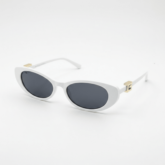 Bijele Mačkaste Sunčane Naočale – Sunčane Naočale – Bijela – slika 1