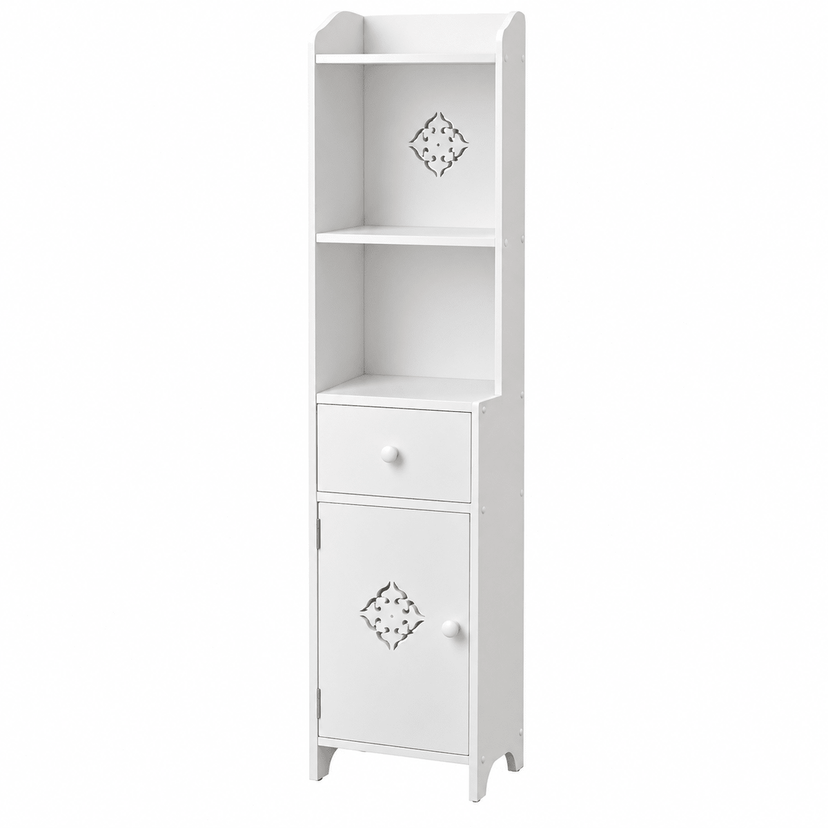 Bijeli uski ormarić 2725-5 – 120 × 22 × 20 cm – Bijeli ormarići 2725-5 – – slika 1