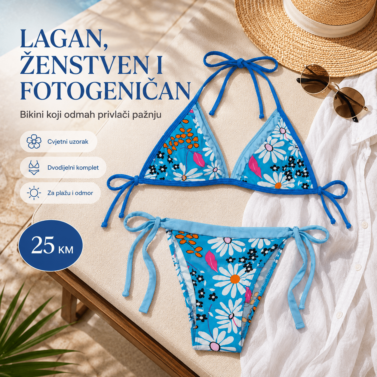 Bikini set s cvjetnim uzorkom – – – slika 2