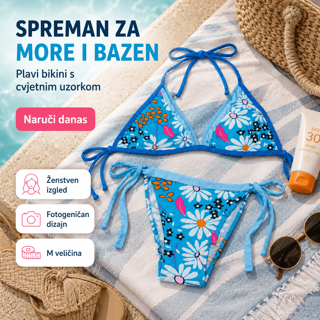 Bikini set s cvjetnim uzorkom – – – slika 6