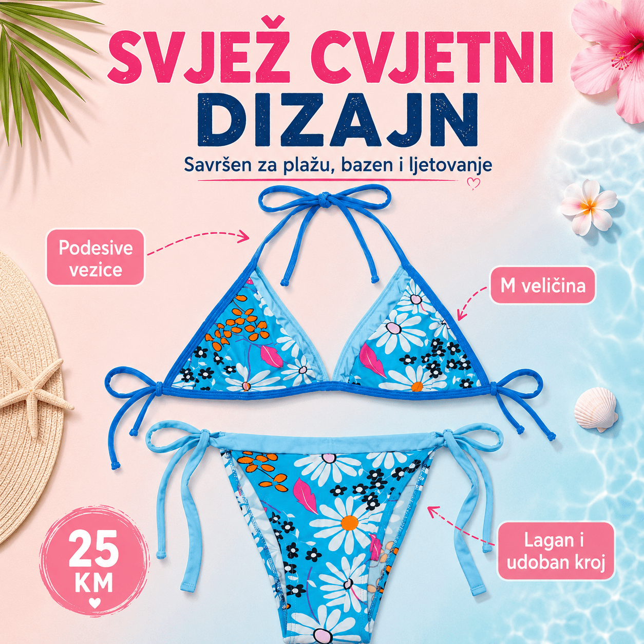 Bikini set s cvjetnim uzorkom – – – slika 4