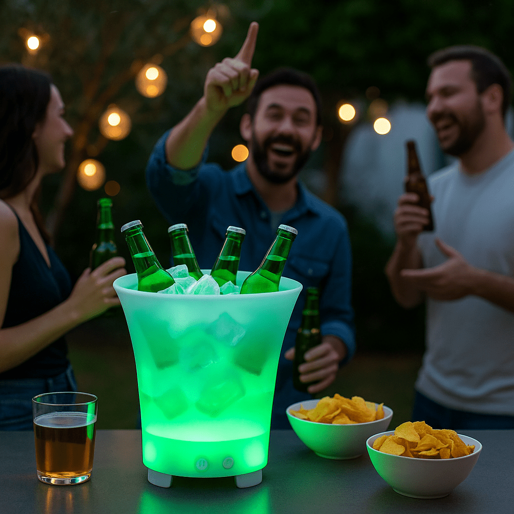 Bluetooth Zvučnik s LED Posudom za Led - SAMO KLIKNI