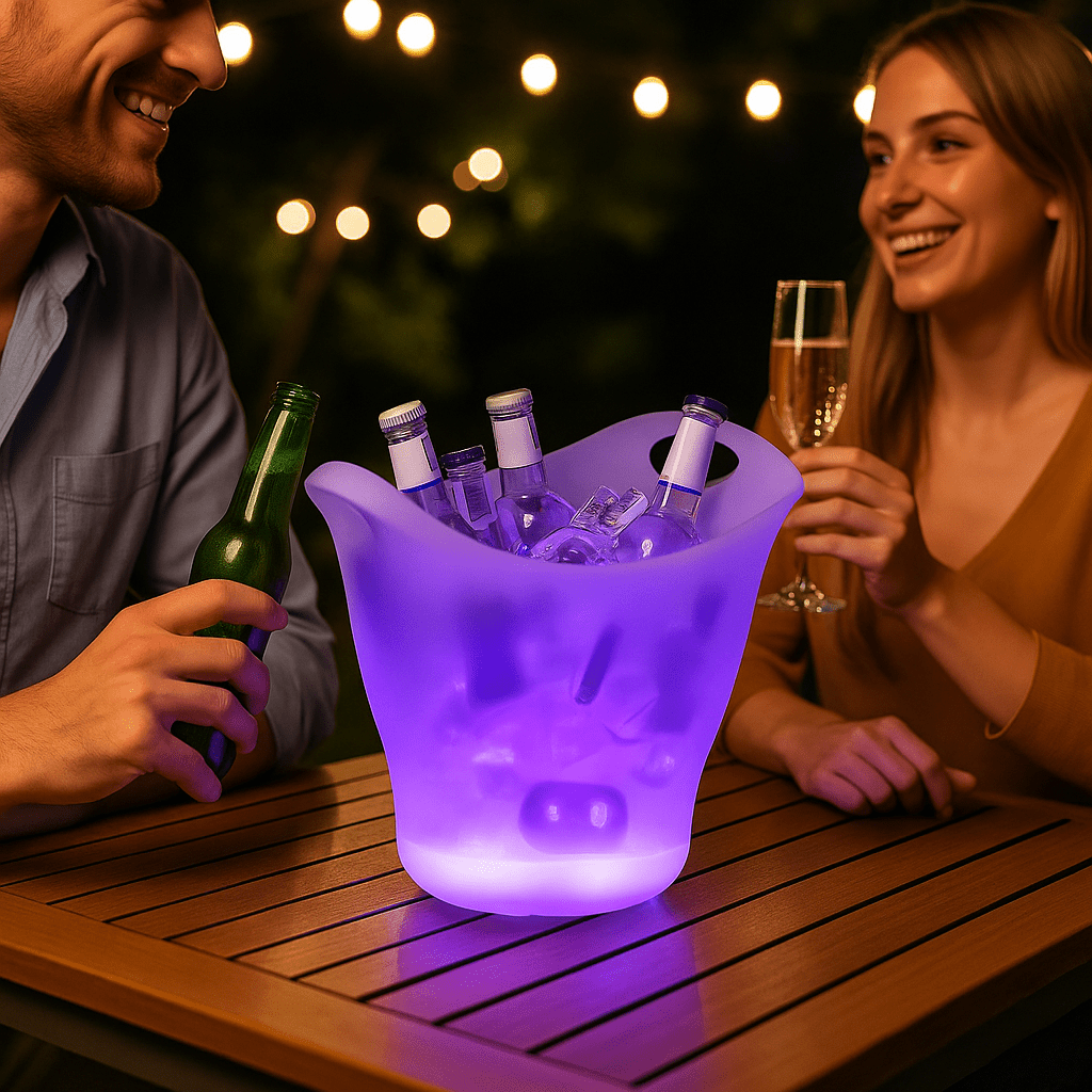 Bluetooth Zvučnik s LED Posudom za Led - SAMO KLIKNI