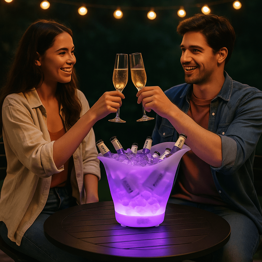 Bluetooth Zvučnik s LED Posudom za Led - SAMO KLIKNI