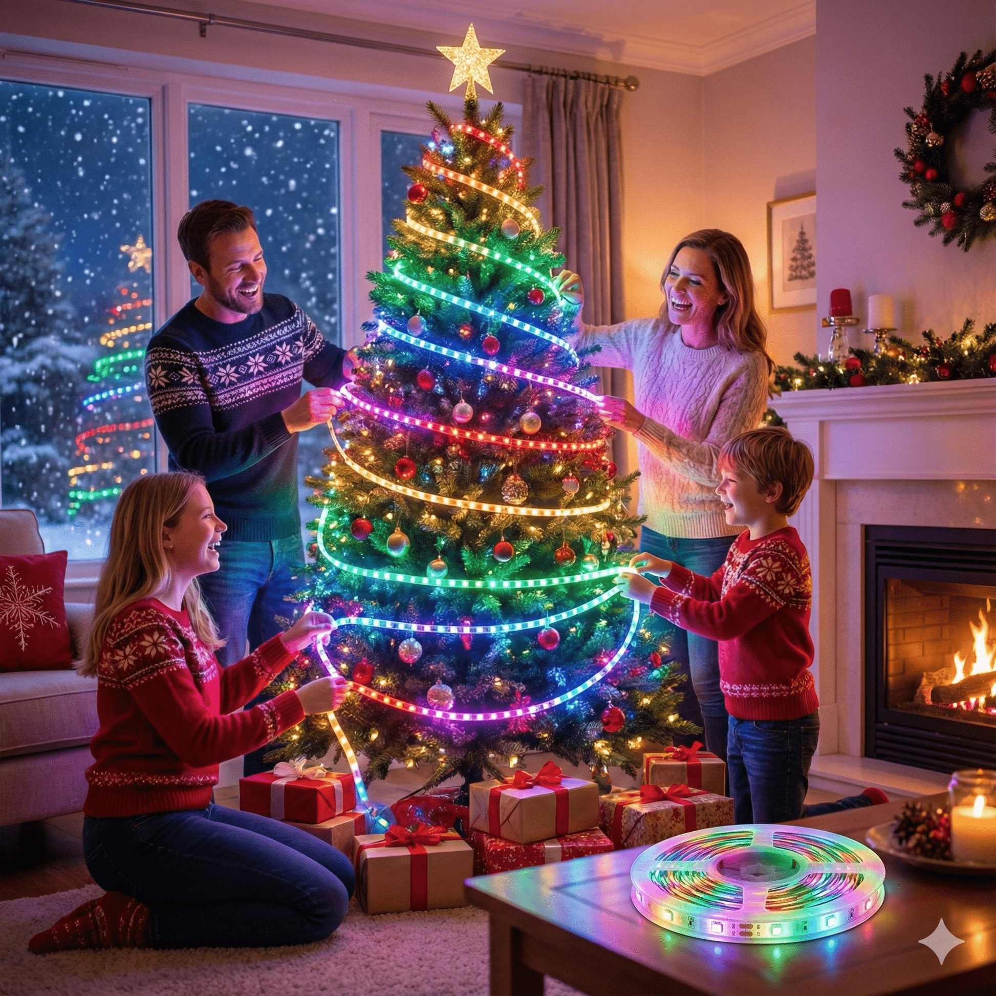 Božićne LED Lampice 50m (500 LED) - SAMO KLIKNI