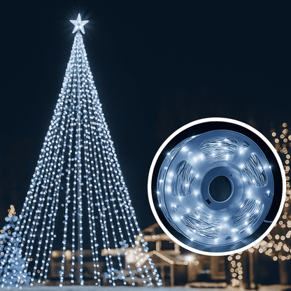 Božićne LED Lampice 50m (500 LED) – – Šarene – slika 21