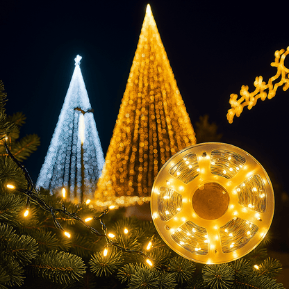 Božićne LED Lampice 50m (500 LED) – – Šarene – slika 17