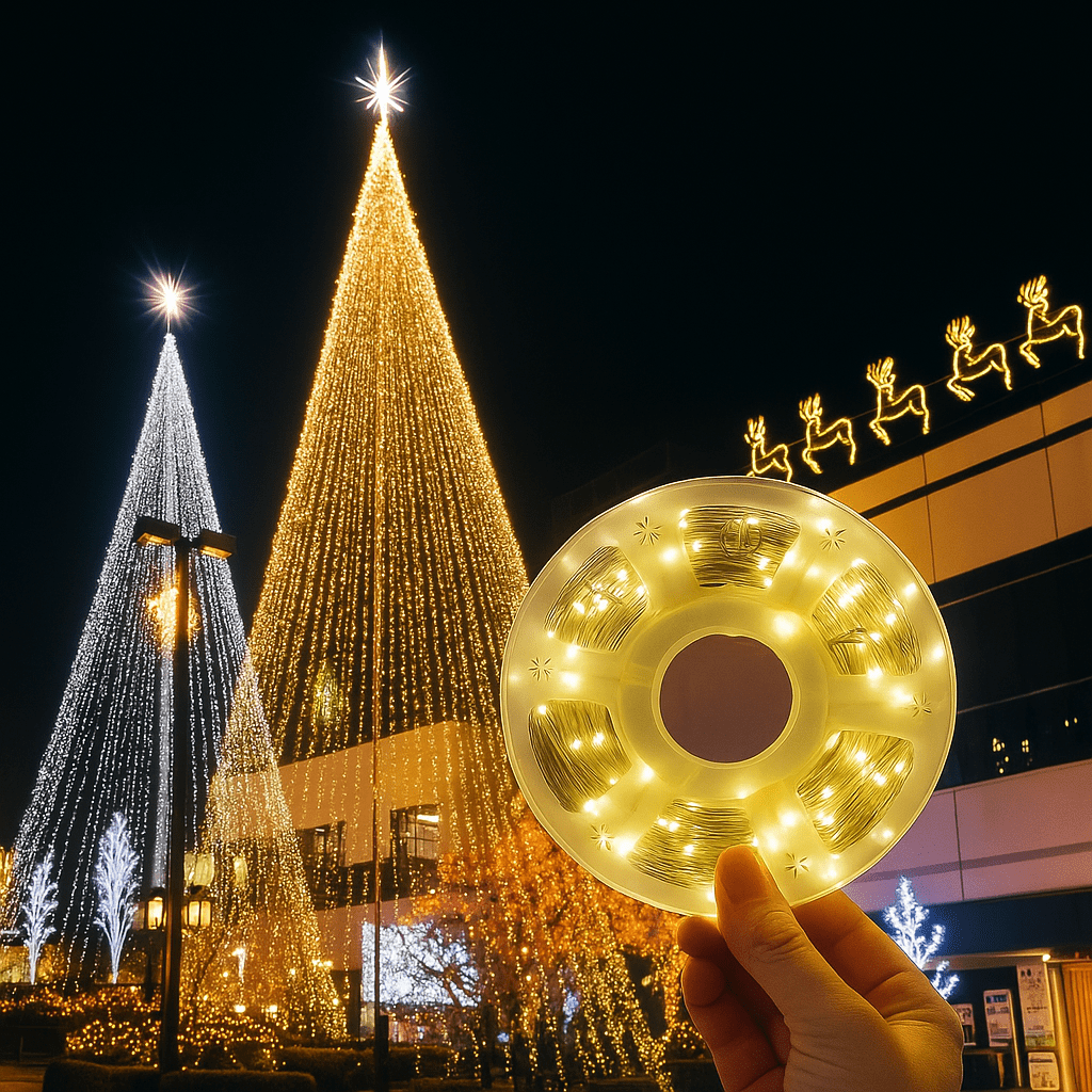 Božićne LED Lampice 50m (500 LED) – – Šarene – slika 18